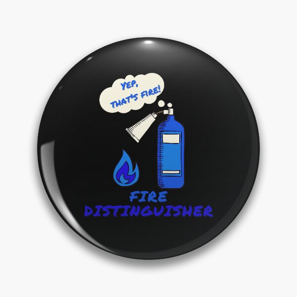 Item preview, Fire Distinguisher - Funny Pun designed and sold by BaldingSnail.