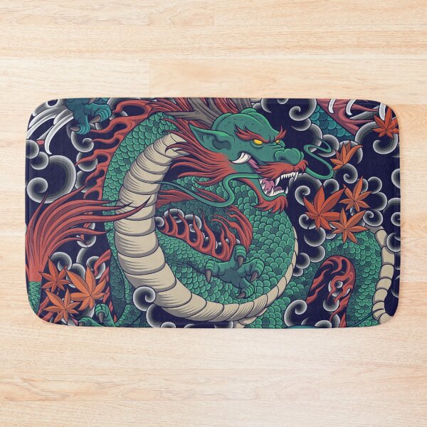 Item preview, Japanese Emerald Green Dragon designed and sold by Vector Scout Lab.