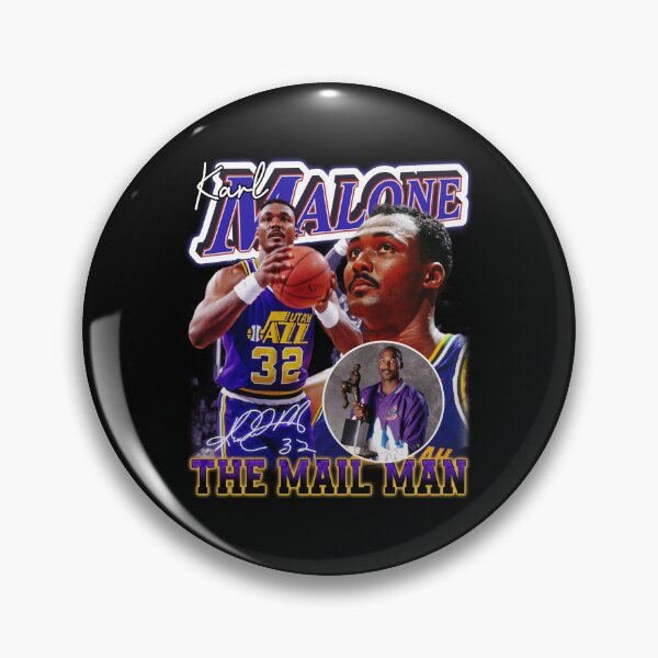 Item preview, KARL MALONE The Mail Man Basketball Legend Signature Vintage Retro 80s 90s Bootleg Rap Style designed and sold by Jonas Homenick ⭐⭐⭐⭐⭐(316).