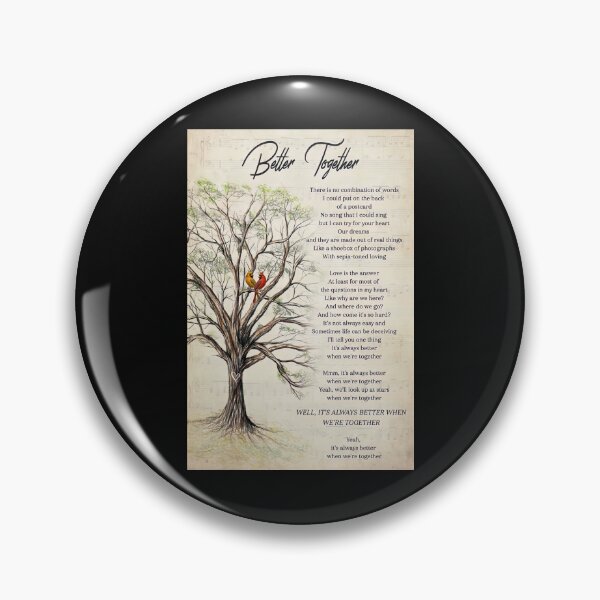 Item preview, Better Together Jack Jóhnson Lyrics- Well, It's Always Better When We're Together designed and sold by HerBertTeee.