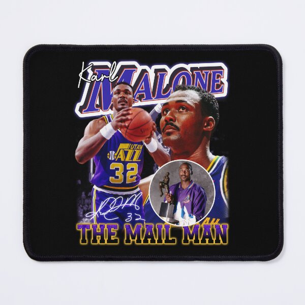 Item preview, KARL MALONE The Mail Man Basketball Legend Signature Vintage Retro 80s 90s Bootleg Rap Style designed and sold by Jonas Homenick ⭐⭐⭐⭐⭐(316).