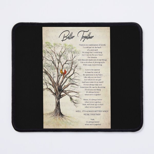 Item preview, Better Together Jack Jóhnson Lyrics- Well, It's Always Better When We're Together designed and sold by HerBertTeee.