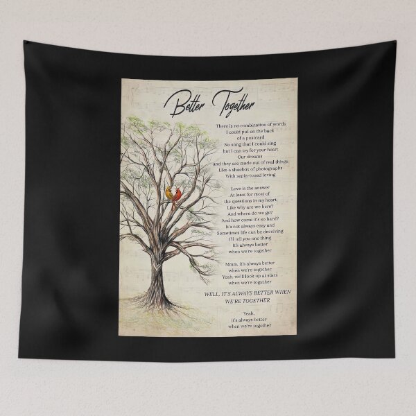 Item preview, Better Together Jack Jóhnson Lyrics- Well, It's Always Better When We're Together designed and sold by HerBertTeee.