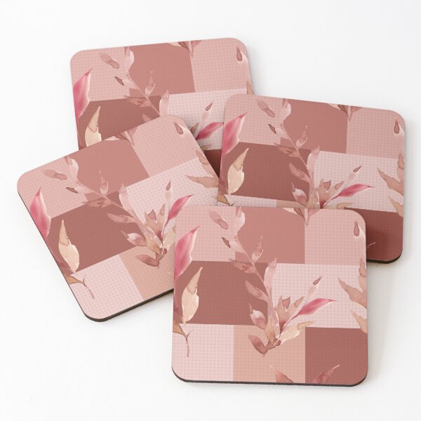 Item preview, Soft Red leaves pattern designed and sold by Levated.