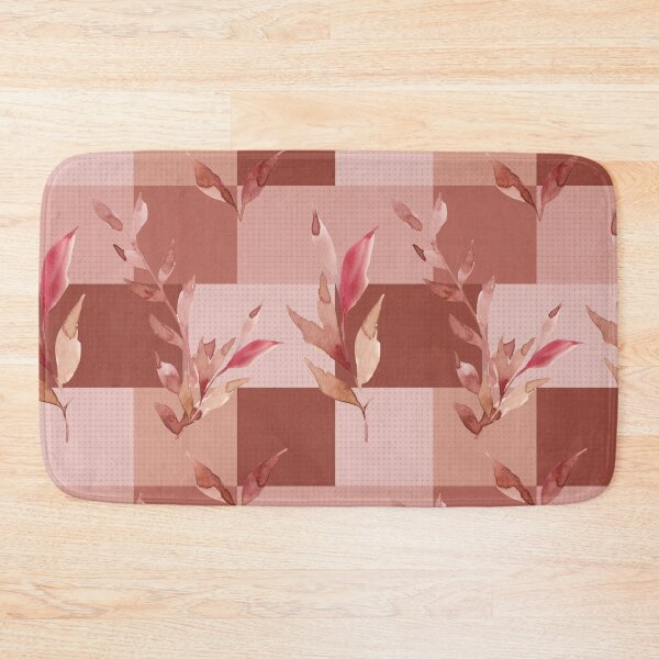 Item preview, Soft Red leaves pattern designed and sold by Levated.