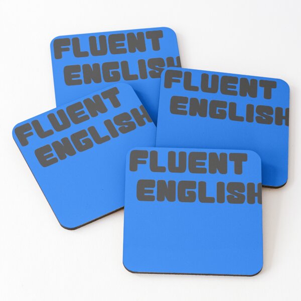 Item preview, I Speak Fluent English Sticker designed and sold by CanersCiftci.