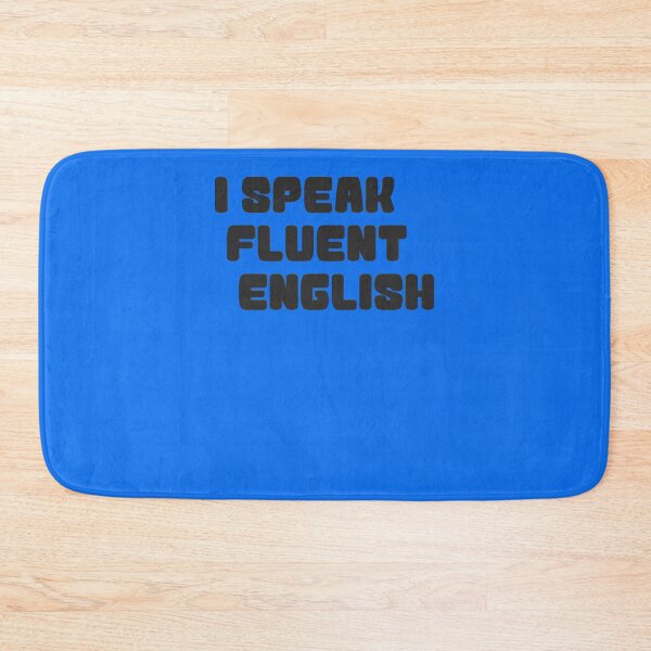 Item preview, I Speak Fluent English Sticker designed and sold by CanersCiftci.