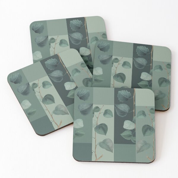 Item preview,  Green leaves pattern designed and sold by Levated.