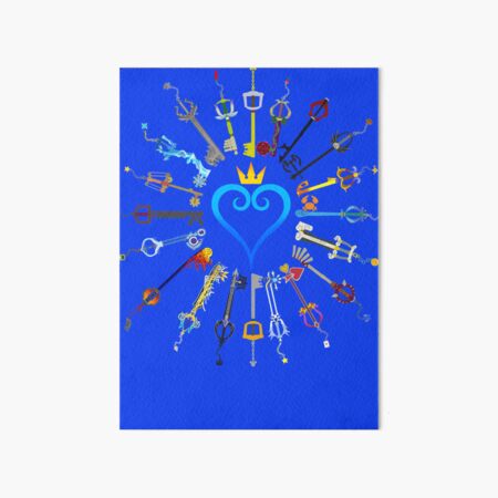 Vista previa del artículo con la obra «Llaves espada de Kingdom Hearts Camiseta clásica», diseñado y vendido por AleksandTodoro.