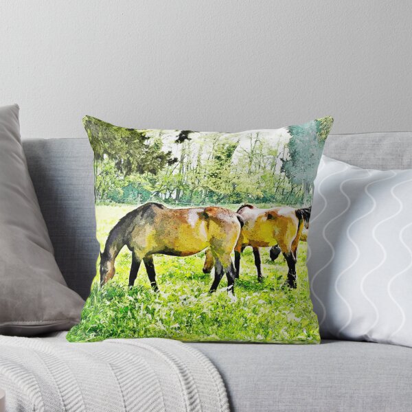 Item preview, Horses and cows grazing designed and sold by Giuseppe Cocco.