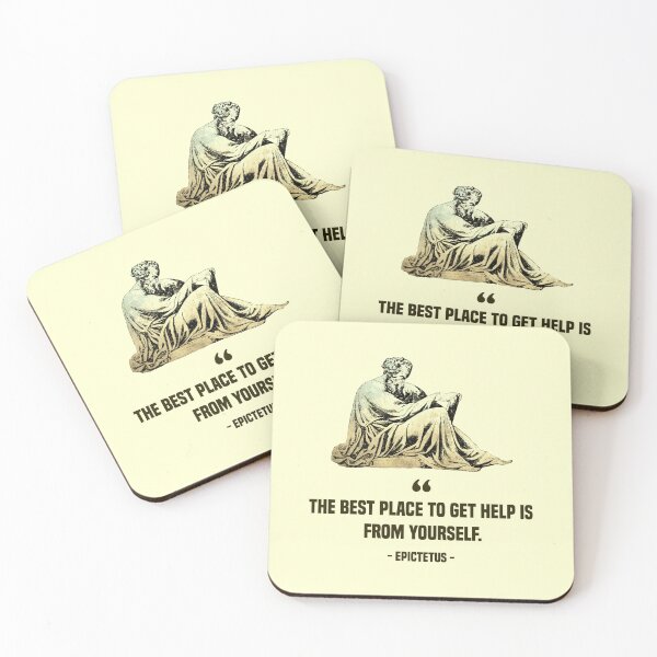 Item preview, Stoic Philosopher Epictetus Quotes 4 designed and sold by challengecafe.