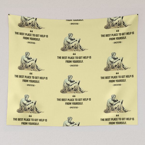 Item preview, Stoic Philosopher Epictetus Quotes 4 designed and sold by challengecafe.