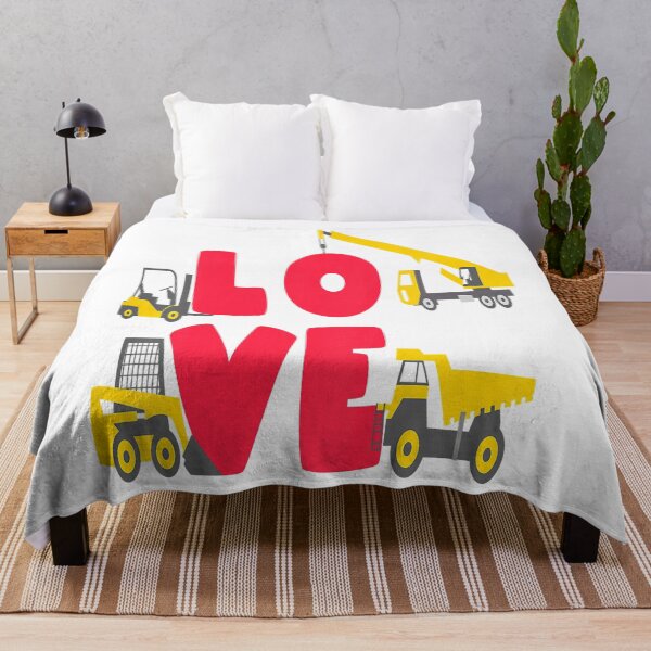 Item preview, Kids Love Excavator Valentines Day Heavy Equipment V-Day Boys T-Shirt designed and sold by LillyChloe.