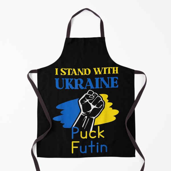 Item preview, Puck Futin I Stand With Ukraine designed and sold by LisaForHim.