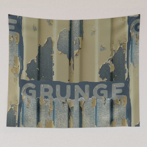 Item preview, Grunge Corrugated Iron, Cracked Paint designed and sold by Ruby Jackson.