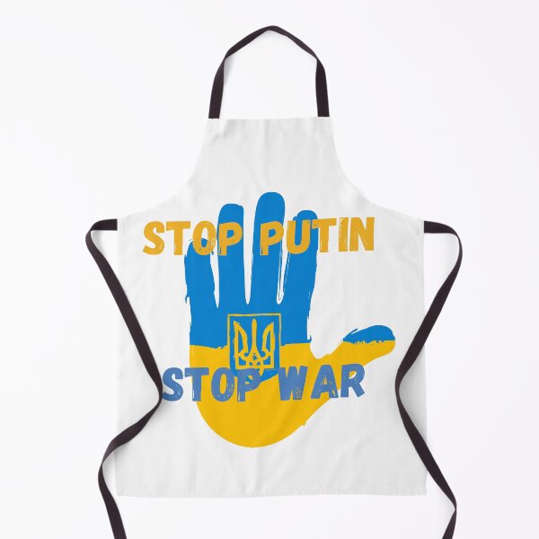 Item preview, We Support Ukraine | End Ukraine War Stop | Putin Stop The War designed and sold by SolSel ⭐⭐⭐⭐⭐.