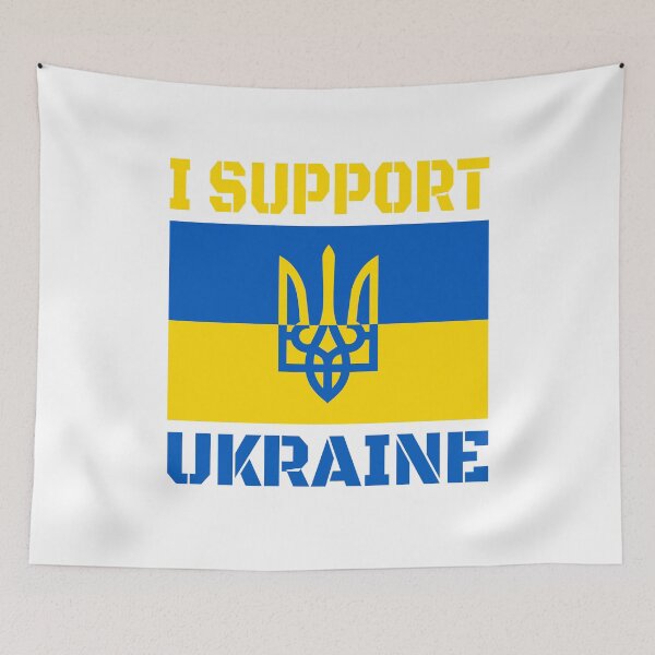 Item preview, I SUPPORT UKRAINE - I STAND WITH UKRAINE designed and sold by TravelHappiness.