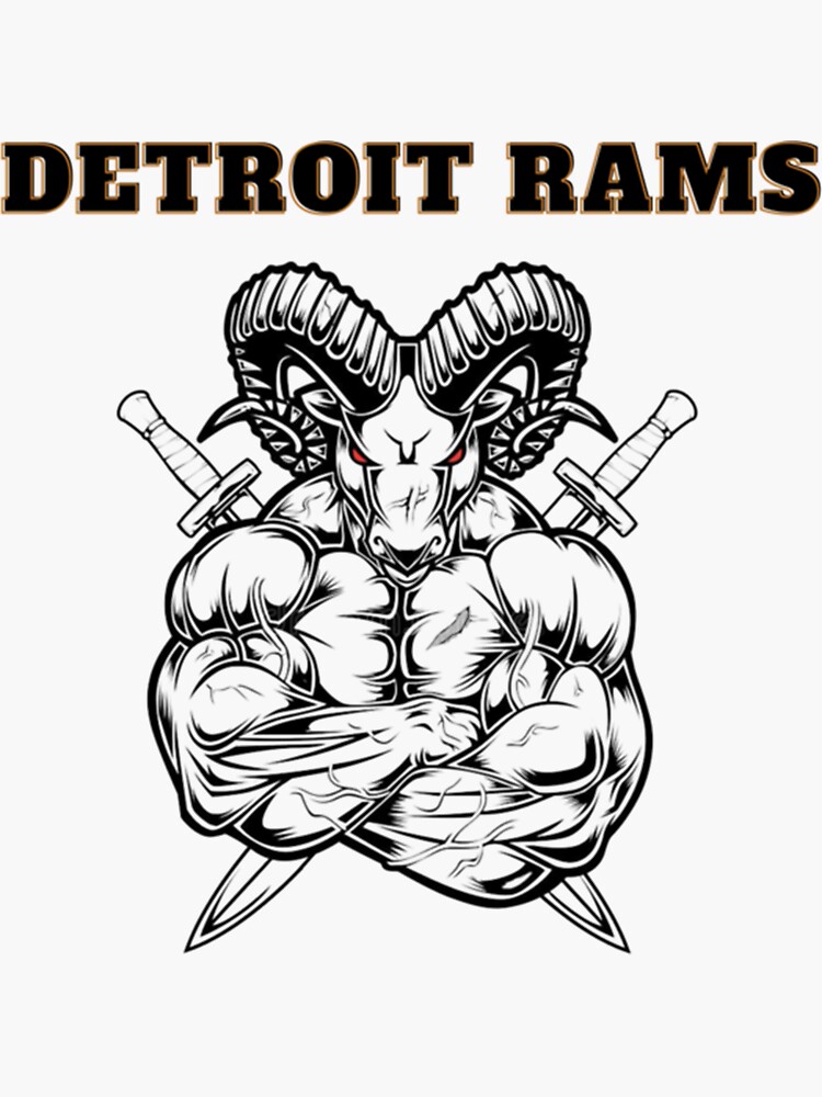 Detroit Rams-Detroit Rams  Essential T-Shirt for Sale by TinyOliveds