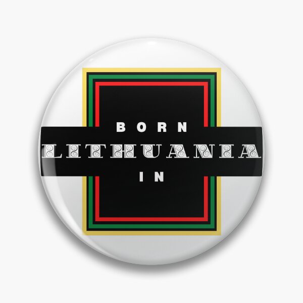 Item preview, Born In Lithuania. designed and sold by JockArts.