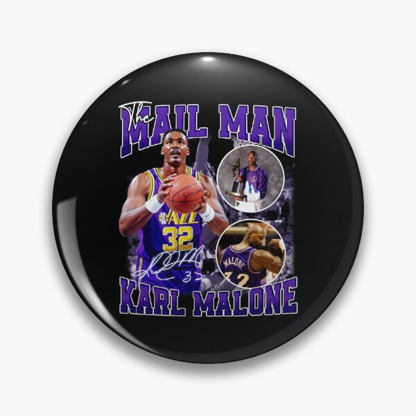 Item preview, KARL MALONE The Mail Man Basketball Legend Signature Vintage Retro 80s 90s Bootleg Rap Style designed and sold by Jonas Homenick ⭐⭐⭐⭐⭐(316).
