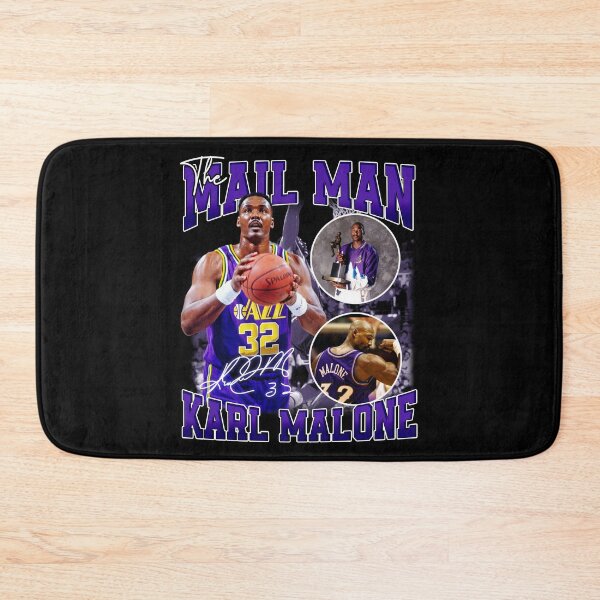 Item preview, KARL MALONE The Mail Man Basketball Legend Signature Vintage Retro 80s 90s Bootleg Rap Style designed and sold by Jonas Homenick ⭐⭐⭐⭐⭐(316).