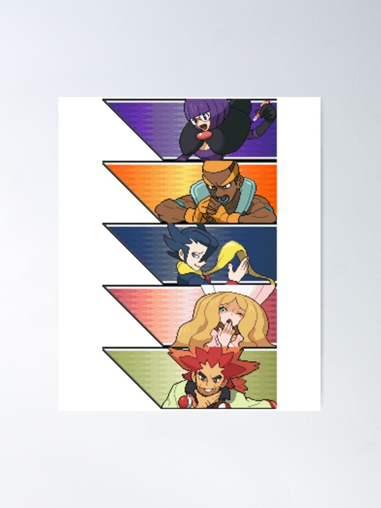 Unova VS Gym Leaders Banner Poster for Sale by rachxt