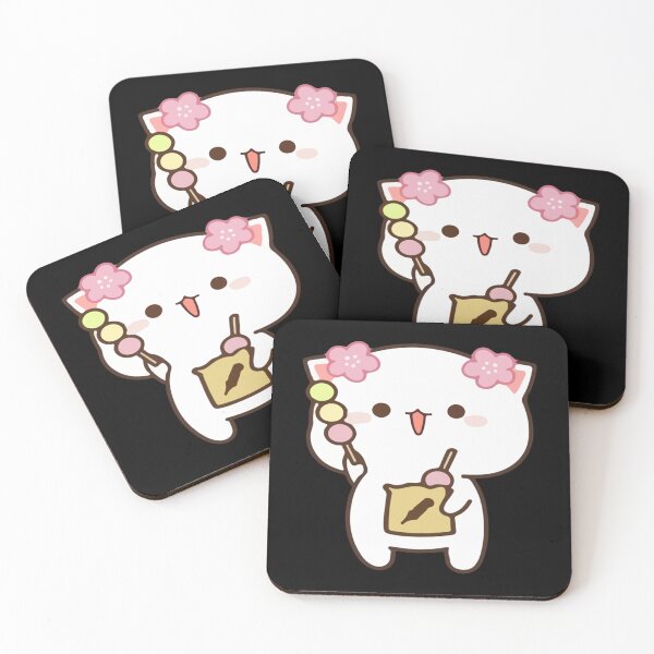 Item preview, Mochi Mochi Peach Cat Premium         designed and sold by NuioZig.
