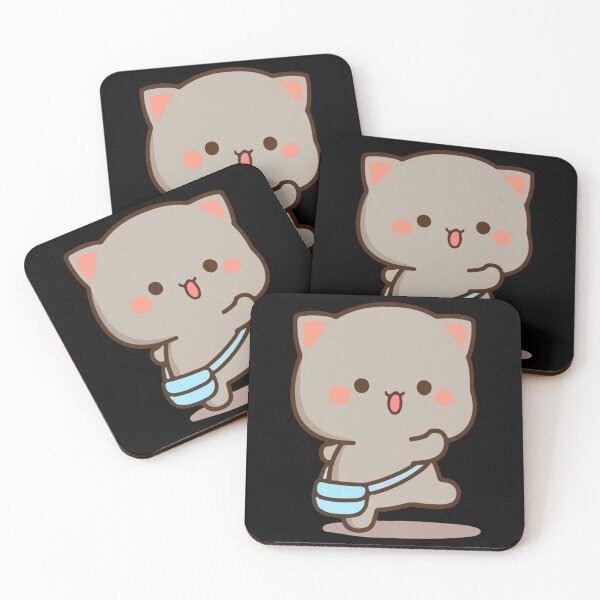 Item preview, Mochi Mochi Peach Cat Premium        designed and sold by NuioZig.