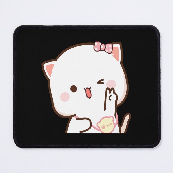 Item preview, Mochi Mochi Peach Cat Premium designed and sold by NuioZig.