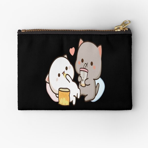 Item preview, Mochi Mochi Peach Cat with Chips  Premium  designed and sold by NuioZig.