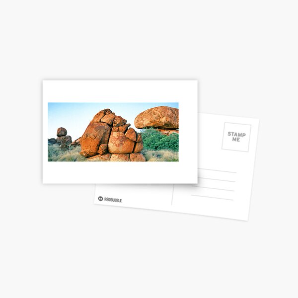 Granite Rockforms, Devils Marbles Postcard