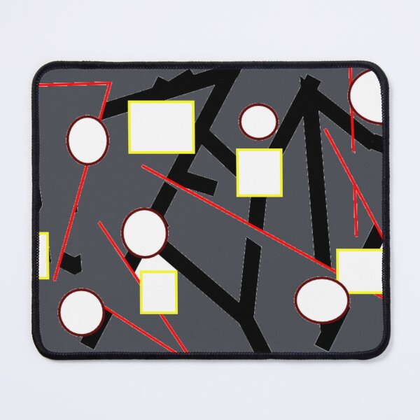 Item preview, Black Red Orange Yellow White Grey designed and sold by DianeBP.