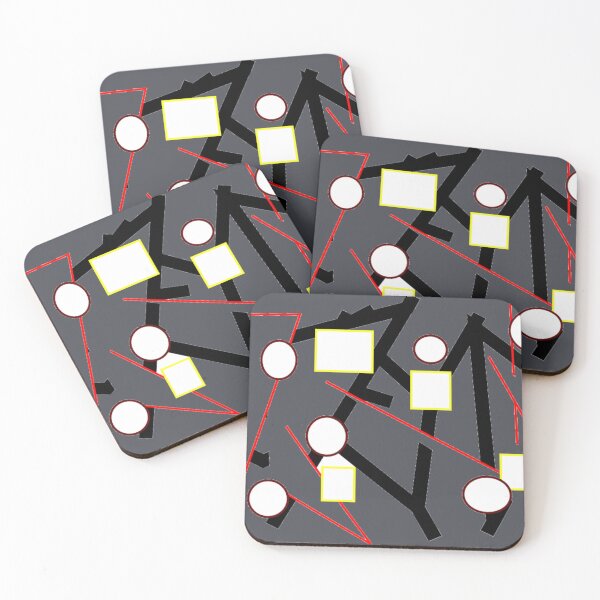 Item preview, Black Red Orange Yellow White Grey designed and sold by DianeBP.