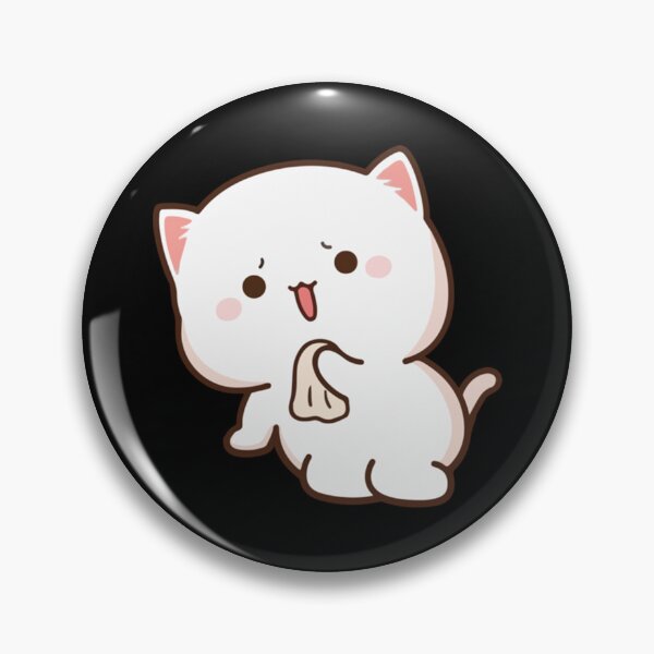 Item preview, Peach and Goma Mochi Cat     designed and sold by NuioZig.