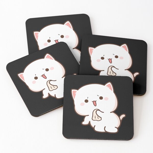 Item preview, Peach and Goma Mochi Cat     designed and sold by NuioZig.