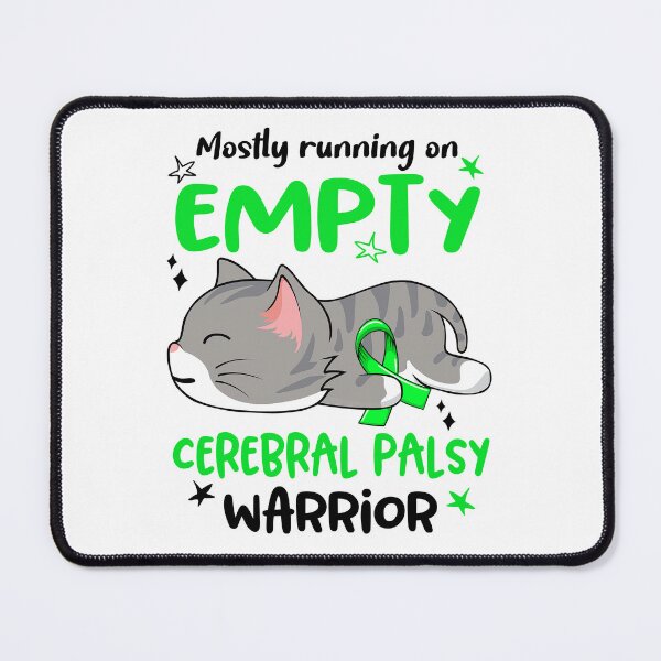 Item preview, Cerebral Palsy Awareness, Mostly Running on Cerebral Palsy Warrior designed and sold by Tammyilaria.