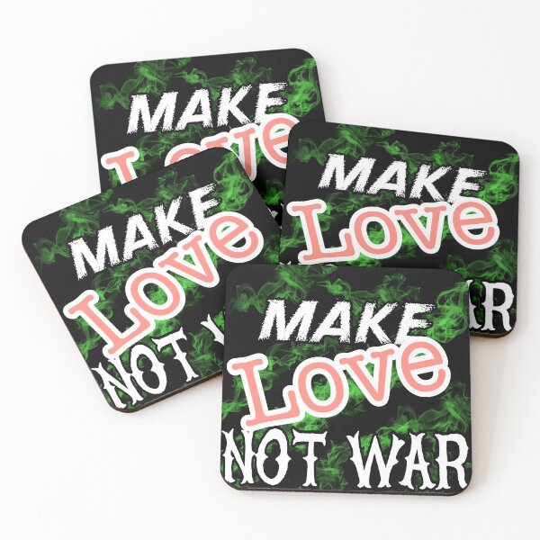 Item preview, make love not war designed and sold by Bigstars *****.