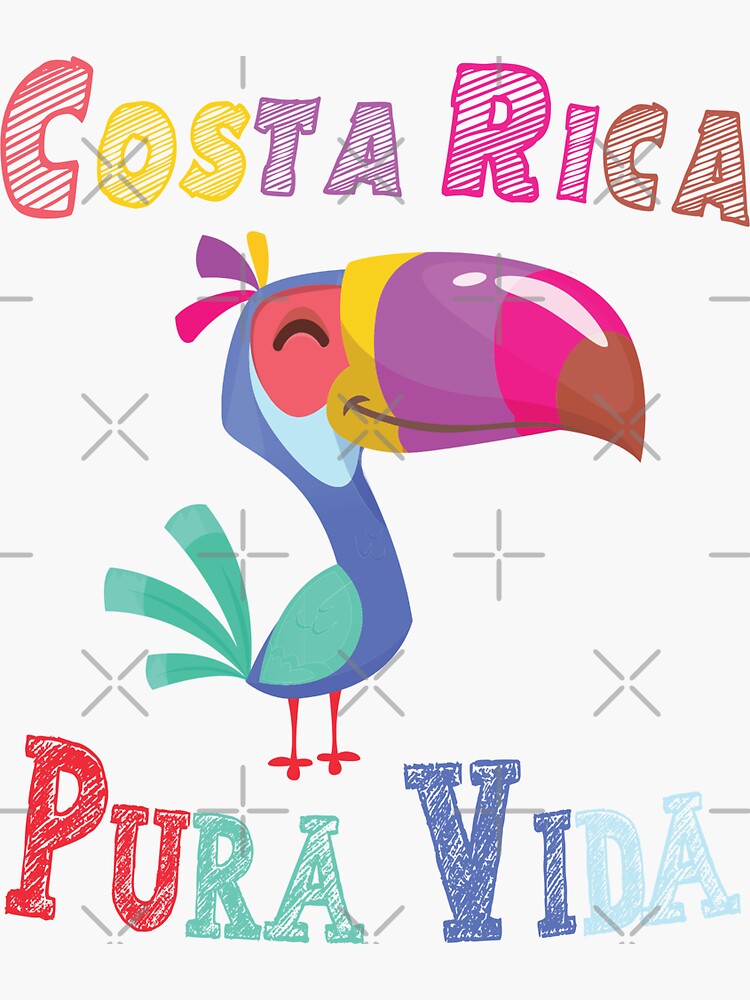 Pura vida Sticker for Sale by RossDillon