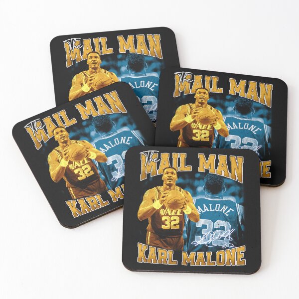 Item preview, KARL MALONE The Mail Man Basketball Legend Signature Vintage Retro 80s 90s Bootleg Rap Style designed and sold by Jonas Homenick ⭐⭐⭐⭐⭐(316).