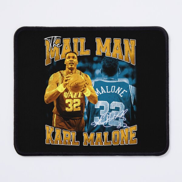 Item preview, KARL MALONE The Mail Man Basketball Legend Signature Vintage Retro 80s 90s Bootleg Rap Style designed and sold by Jonas Homenick ⭐⭐⭐⭐⭐(316).