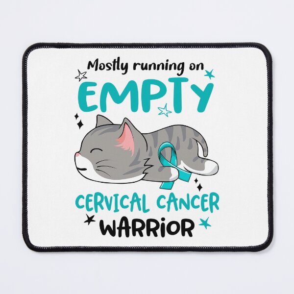 Item preview, Cervical Cancer Awareness, Mostly Running on Cervical Cancer Warrior designed and sold by Tammyilaria.