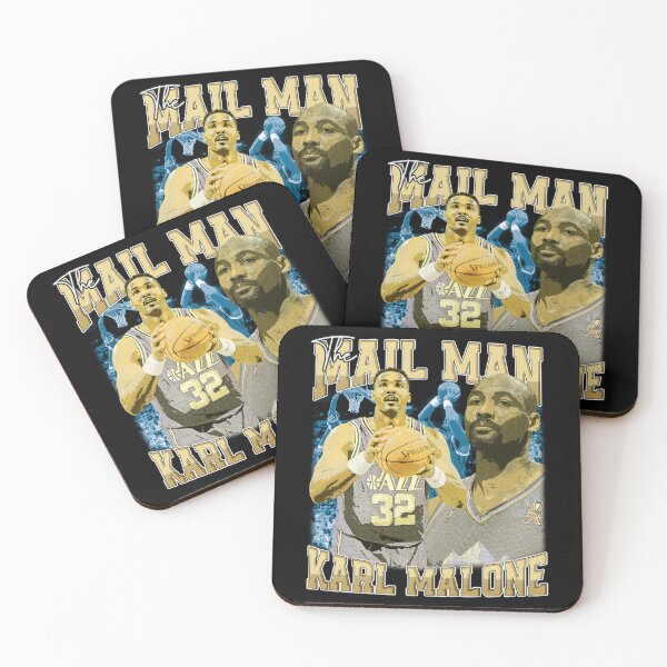 Item preview, KARL MALONE The Mail Man Basketball Legend Signature Vintage Retro 80s 90s Bootleg Rap Style designed and sold by Jonas Homenick ⭐⭐⭐⭐⭐(316).
