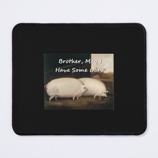 Item preview, Brother, may I have some Oats Pig Meme Sticker designed and sold by VeroJoachi.