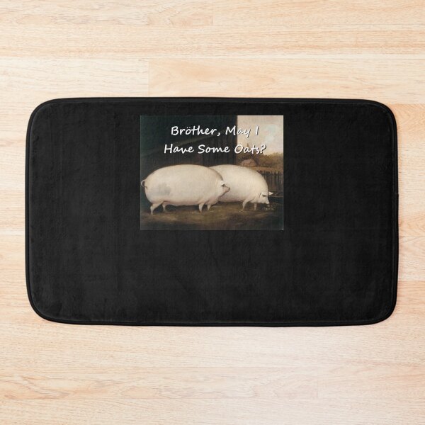Item preview, Brother, may I have some Oats Pig Meme Sticker designed and sold by VeroJoachi.