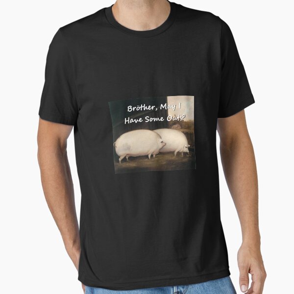 Item preview, Brother, may I have some Oats Pig Meme Sticker designed and sold by VeroJoachi.