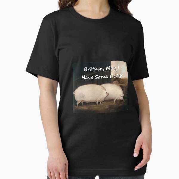 Item preview, Brother, may I have some Oats Pig Meme Sticker designed and sold by VeroJoachi.