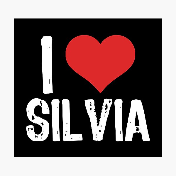 Artikelvorschau, Ich liebe Silvia entworfen und verkauft von The "I Love Everything" Shop.