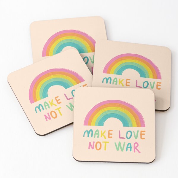 Item preview, make love, not war designed and sold by ventumpluviam.