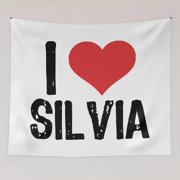 Item preview, I Love Silvia designed and sold by The "I Love Everything" Shop.