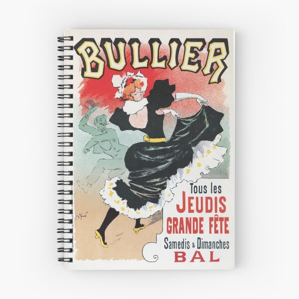Item preview, Vintage French belle époque dance hall dancing ad  designed and sold by aapshop.
